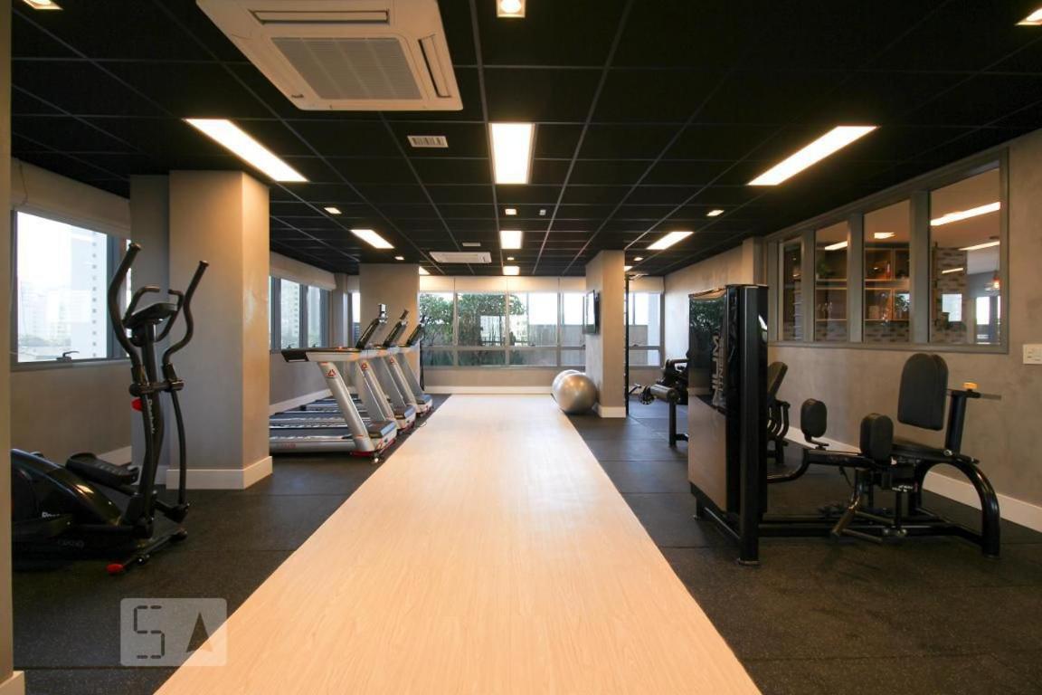 Studios No Melhor Ponto De Moema Garagem Lazer E Metro Perto Wifi Gratis São Paulo Luaran gambar