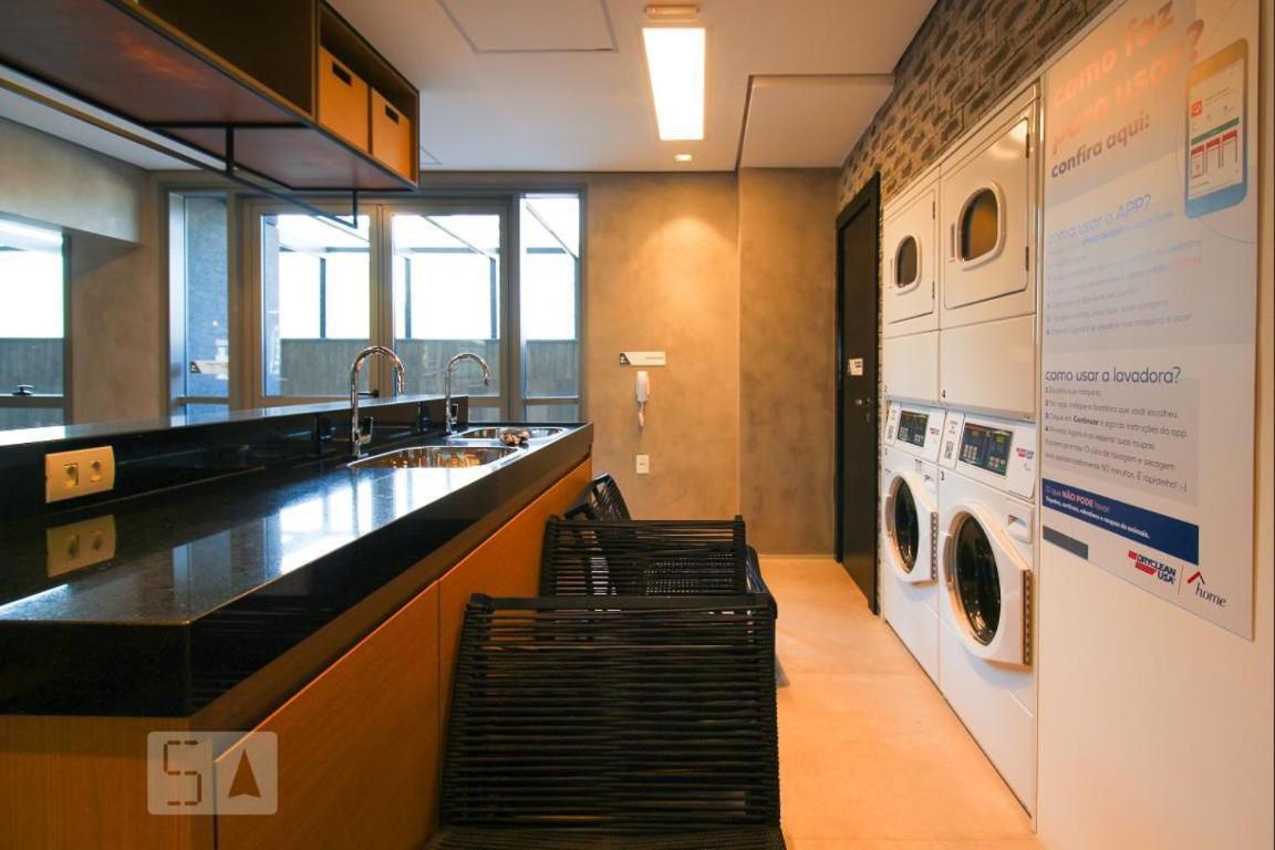 Studios No Melhor Ponto De Moema Garagem Lazer E Metro Perto Wifi Gratis São Paulo Luaran gambar