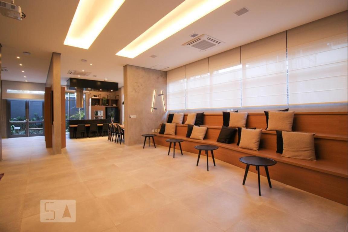Studios No Melhor Ponto De Moema Garagem Lazer E Metro Perto Wifi Gratis São Paulo Luaran gambar